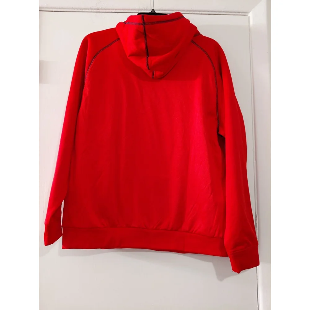 Washington Capitals Hoodie Large NHL Hockey Sweatshirt Men's Red L Long Sleeve - Picture 2 of 5